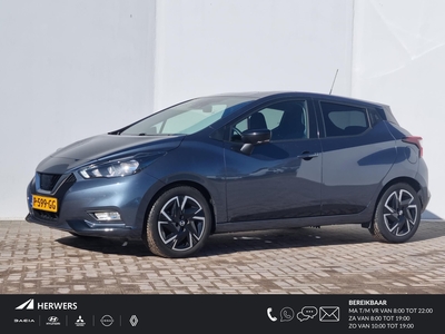 NISSAN MICRA 1.0 IG-T N-Design / Private Lease Vanaf €389,- / Connect Pack / Fabrieksgarantie tot 01-03-2025 / Navigatie / Android Auto/Apple Carplay / Bose Audio / Cruise Control / Airco / DAB / Parkeersensor Achter