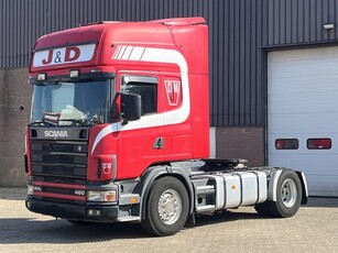 Scania 144 - 460 V8 / Retarder / Manual / Airco / Analoge