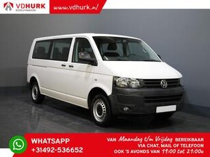 Volkswagen TRANSPORTER Kombi 2.0 TDI 140 pk DSG Aut. L2 ? 24.132,- Incl. BTW/ BPM Vrij Combi/ Kombi/ 9 Persoons/ 9 P/ Airco/ Cruise