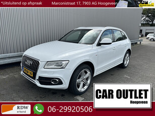 Audi Q5 2.0 TFSI quattro S Edition AUTOMAAT, Leer, Clima, CC, Navi, PDC, LED, LM, Trekh, nw. APK – Inruil Mogelijk –