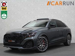 Audi Q8 60 TFSI e Competition | Nieuw! | 360 View | RS-Stoelen | OLED | SQ8 Uitlaattips | Panorama | ACC | B&O Sound | 23'' | Alcantara Stuurwiel | Head-Up | Soft-Close | Memory | Trekhaak | Keyless-Entry | Stoelverwarming V+A | Luchtvering |