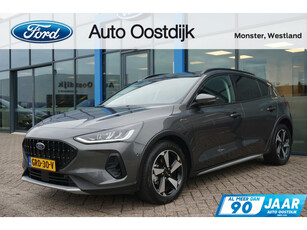 Ford Focus 1.0 EcoBoost Hybrid Active 155PK Automaat SYNC 4 Groot Scherm Camera Adaptieve Cruise Voorverwarming Blind-Spot B&O Climate Navi *1500KG Trekgewicht*