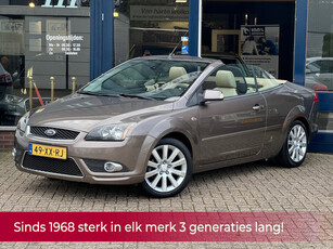 Ford Focus Coupé-Cabriolet 1.6-16V Titanium NL AUTO NAP! Leer l Cruise l Airco ECC l PDC l Trekhaak! TOPSTAAT l Dealer OH!