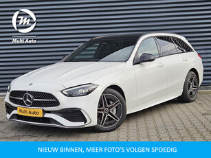 Mercedes-Benz C-Klasse Estate 300 e AMG Line Plug In Hybrid 320pk PHEV | Panodak | Adaptive Cruise | 360 Camera | Alcantara Sportstoelen Verwarmd | Apple Carplay | Sfeerverlichting | Blis |