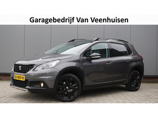 Peugeot 2008 1.2 111pk PureTech GT-line Black Pack Pano.Dak Afn.Trekhaak H-Leder 17inch LED A-Camera *NL auto* 79397km!