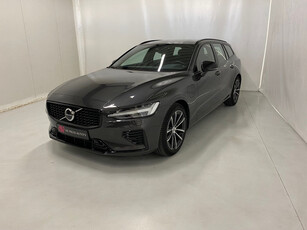 Volvo V60 2.0 T6 350pk AWD Plus Dark Platinium Grey Leer Zwarte Hemel Camera Elk. Stoelen ACC