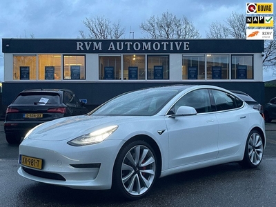 Tesla Model 3 Performance 75 kWh ORG. NL. NAP KM. | ENHANCHED AUTOPILOT | LEDER | PANO