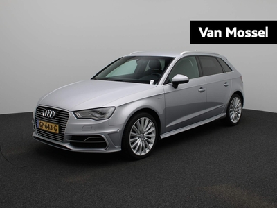 AUDI A3 Sportback 1.4 e-tron PHEV Ambition Pro Line plus | S-LINE | NAVIGATIE | CLIMATE CONTROL | STOELVERWARMING | HALF LEDEREN BEKLEDING | LED | LICHTMETALEN VELGEN | PARKEERSENSOREN VOOR + ACHTER |