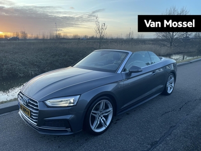 AUDI A5 Cabriolet 2.0 TFSI 190 pk Design Pro Line Plus | S-Line | Half-Leder | Navigatie | Windschot | Nek & Stoelverwarming | Virtual Cockpit |