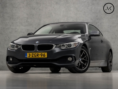 BMW 4-SERIE Coupé 420 420i High Executive Sportline (GROOT NAVI, LEDER, SPORTSTOELEN, LED, XENON, CRUISE, STOELVERWARMING, CLIMATE, PDC, NIEUWE APK, NIEUWSTAAT)