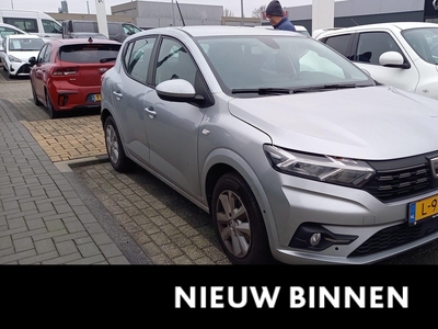 DACIA SANDERO 1.0 TCe 100 Bi-Fuel | Keyless Entry | Apple Carplay/Android Auto | Achteruitrijcamera | Parkeersensoren | Dodehoek Detectie | 1e eigenaar | Dealeronderhouden