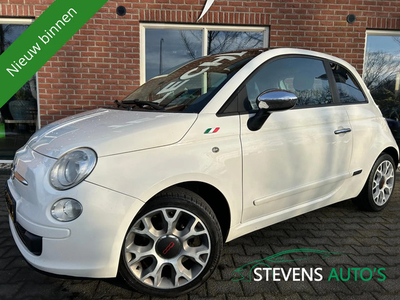 Fiat 500 1.2 Sport VERKOCHT! PANORAMADAK / HALF.LEER / AIRCO / LICHTMETALENVELGEN / LUXE UITVOERING