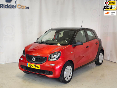 Smart Forfour 1.0 Pure|2E EIG|NAP|APK2-25|CRUISE|BLUETOOTH|AIRCO|ELEK RAMEN|5DEUR