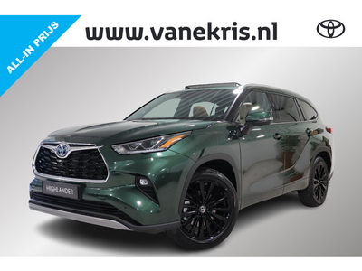 Toyota Highlander 2.5 AWD Hybrid Premium | Direct leverbaar, PANO, JBL, BSM, 360 graden camera, Stuur, Stoel en Voorruit verwarming!