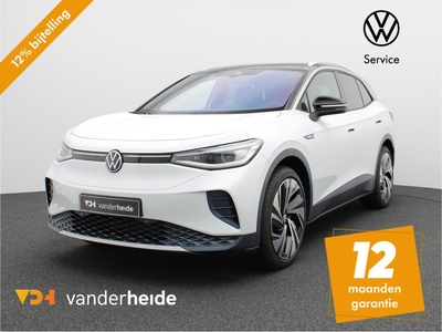 VOLKSWAGEN ID.4 First Max 77 kWh 204PK Panoramadak, Head-up, 360 gr. camera, voorruit/stuur/stoelverwarming, keyless, virtual pedal, alarm, 21'' lichtmetaal