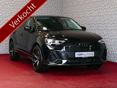 Audi Q3 Sportback 35 TFSI (20''S-LINE LMV) BLACKLINE LED ECC PDC PRO LINE CARPLAY NAVI ADAP.CRUISE STOELVERW. 2023