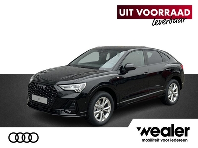 Audi Q3 Sportback S Edition 45 TFSI e 180 kW / 245 pk Sportback 6 ve rsn. S-tronic | Audi Virtual cockpit | Audi Sound system | Optiekpakket zwart plus | Panorama schuif/kantel dak | Sportstoelen | Elektr. instelbare best. stoel + lendensteun | Parkeerass