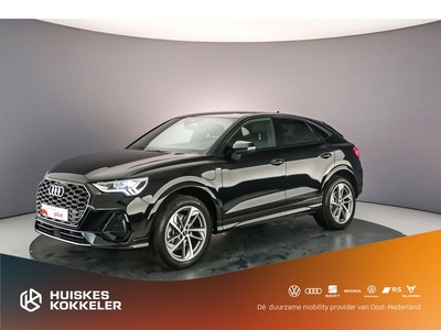 Audi Q3 Sportback S Edition 45 TFSI e 245PK | Panoramdak | Leder | 19-Inch | Keyless | Zwart-Optiek | Achterruitrijcamera | Smartphone-interface | LED |