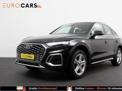 Audi Q5 Sportback 50 TFSI e S Edition S-Tronic Plug in Hybrid | Navigatie | Climate Control | Camera | Adaptive Cruise Control | Elektrische Achterklep | Led Matrix | Stoelverwarming |