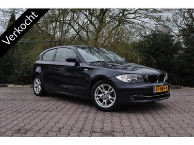 BMW 1-serie 118i 140PK. Leder interieur. Airco (bj 2009)