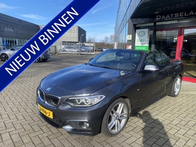 BMW 2 Serie Cabrio 220i M-Sport Leer (bj 2016, automaat)