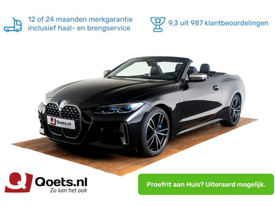 BMW 4-serie Cabrio M440i xDrive High Executive - Adaptief M Onderstel - Comfort Access - Laserlight - Parking Assistant Plus - Driving Assistant Pro - Stoel, stuur en nekverwarming - Head-up Display