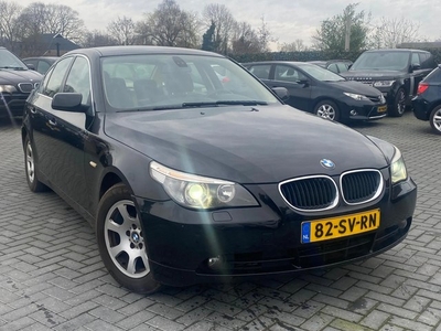 BMW 5 Serie 520D Sedan 2006 Zwart Trekhaak Xenon (bj 2006)