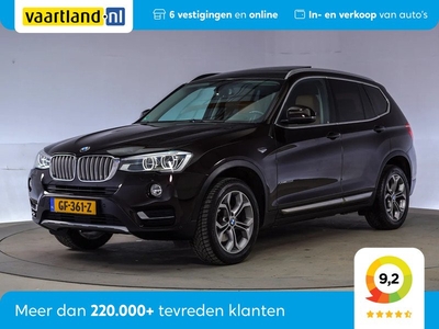 BMW X3 xDrive20d 190pk High Executive X-Line Aut. [ Panorama Leder Navi prof. ]