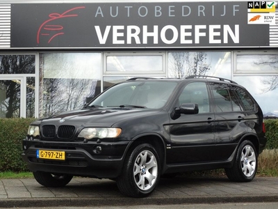 BMW X5 4.4i - YOUNGTIMER - TREKHAAK - LEER - 286PK -