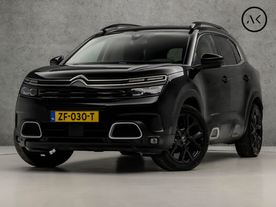 Citroën C5 Aircross 1.2 PureTech Luxury Black Sport (APPLE CARPLAY, NAVIGATIE, 360 CAMERA, ADAPTIVE CRUISE, LEDER, SPORTSTOELEN, TREKHAAK, GETINT GLAS, KEYLESS, ELEK ACHTERKLEP, NIEUWSTAAT)