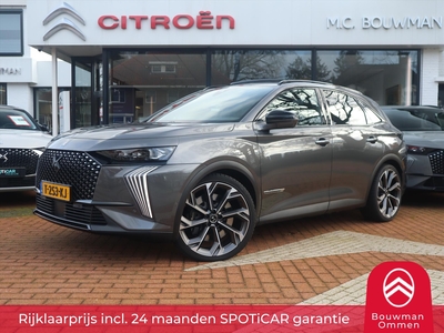 DS DS7 E-TENSE 360PK 4x4 eEAT8 Automaat La Première, Rijklaarprijs | Panoramadak | Focal | Stoelventilatie | Massagefunctie