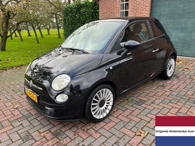 Fiat 500 0.9 TwinAir Lounge Zwart Sport Aux