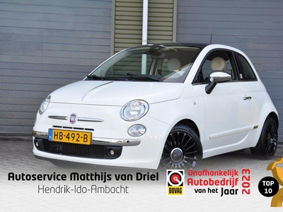 Fiat 500 0.9 TwinAir Turbo Rivièra Maison met Climate-Control, Panoramadak, Lederen Bekleding, 16