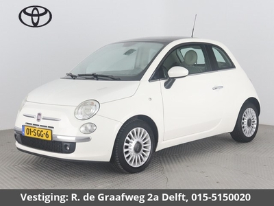 Fiat 500 1.2 Lounge Airco Panoramadak (bj 2009)