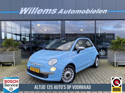 Fiat 500 1.2 Lounge Panoramadak, Leder & Airco (bj 2012)