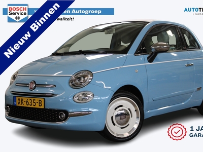 FIAT 500 C 0.9 TwinAir Turbo Spiaggina 58 | Incl. 1 jaar garantie | Cabrio | Navigatie | Cruise | Clima | Parkeersensoren | Isofix | USB | 16'' LM |