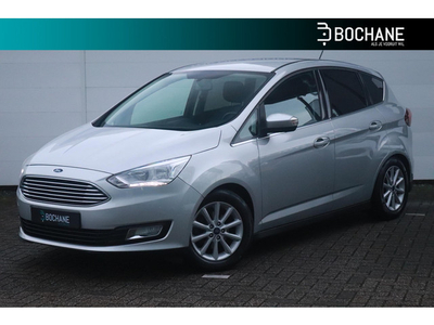 Ford C-Max 1.0 125PK Titanium | Navi | A. Camera | Climate | Cruise | Trekhaak | Z+W Banden | Dealer Onderhouden!