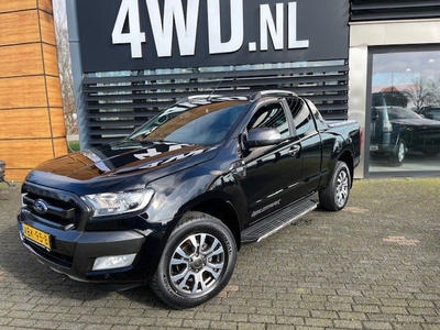 Ford Ranger 3.2 TDCi AUT Wildtrak Supercab 200PK LEDER /NAVI/CLIMA/CRUISE NAP 89015KM 6MND GAR € 27.750 EXCL Auto in perfecte staat dealer onderhouden schade vrij voorzien van alle luxe 3500 kg trekgewicht FISCAAL VOORDELIG . Afleverpakket en garant