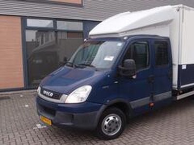 Iveco 40 C 17 40C17D/T clixstar b-e combi 4400kg laadvermogen dc 6-pers zeer mooi dubbele cabine verhuiswagen motorsport b-rijbewijs klein rijbewijs b clickstar paardenwagen