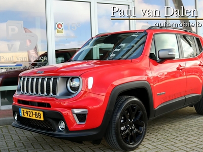 JEEP RENEGADE 1.3T 4XE 190PK PLUG-IN HYBRID 4WD ELECTRIC LIMITED E.D. Navi Carplay | Clima | Stuur/stoelverw. | Camera | Adapt.Cruise | Dodehoek | Keyless | 18 inch