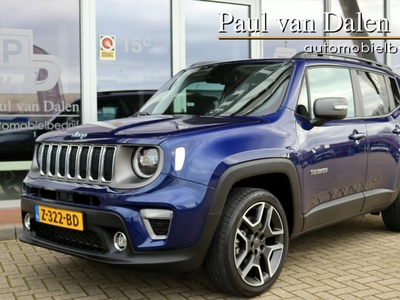 JEEP RENEGADE 1.3T 4XE 190PK PLUG-IN HYBRID 4WD ELECTRIC LIMITED E.D. Navi Carplay | Clima | Stuur/stoelverw. | Camera | Adapt.Cruise | Dodehoek | Keyless | 19 Inch