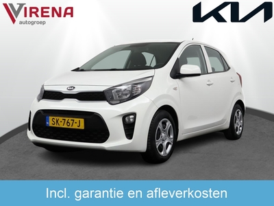 KIA PICANTO 1.0 CVVT EconomyPlusLine - Airco - Radio - Bluetooth - Fabrieksgarantie tot 04-2025