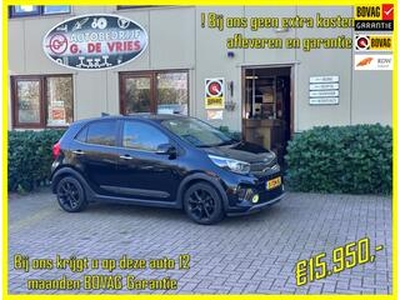 KIA PICANTO 1.0 T-GDI X-Line - Prijs inclusief 12 maanden BOVAG-garantie en afleveren -