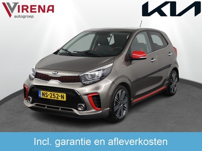 KIA PICANTO 1.2 - 4 cilinders - CVVT GT-Line - Navigatie - Camera - Airco - Cruise Control - Privacy Glass - Leder - 12 maanden BOVG-garantie