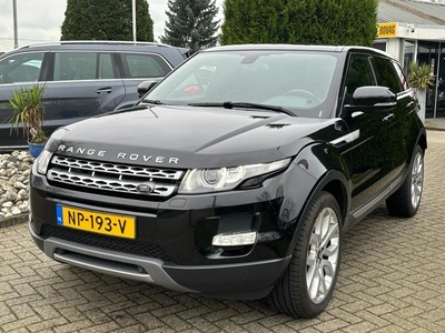 Land Rover Range Rover Evoque 2.2 D4 Zwart 2013 Panoramadak