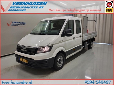 MAN TGE 2.0 177PK Pick-Up Dubbele Cabine Airco Euro 6!