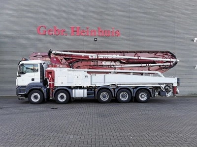 MAN TGS 54.480 10x4 Euro 6 Cifa K52L 52 Meter! (bj 2016)