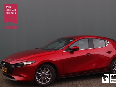 Mazda 3 BWJ 2020 2.0 e-SkyActiv-X M Hybrid 180 PK Comfort met Bose LEDER / MEMORY SEAT / STOELVERW. / HEAD UP DISPLAY / CAMERA / NAVI / CLIMA / BLETOOTH / PDC / KEYLESS / LED / MULTIFUNCT. STUURW.