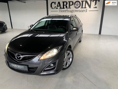 Mazda 6 Sportbreak 2.0 GT-M Line 2012 Keyles Navi Xenon Half Leer Dode hoek Cruise Clima