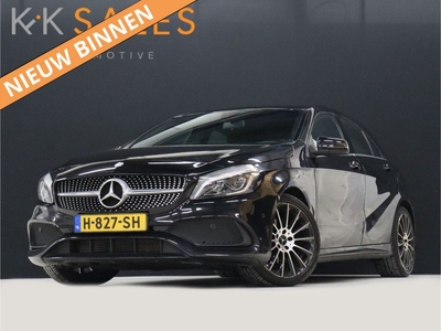 Mercedes-Benz A-Klasse 180 Sport AMG AUT [HALF LEDER, STOELVERWARMING, PARKEERSENSOREN VOOR/ACHTER, NAVIGATIE, BLUETOOTH, NIEUWSTAAT]